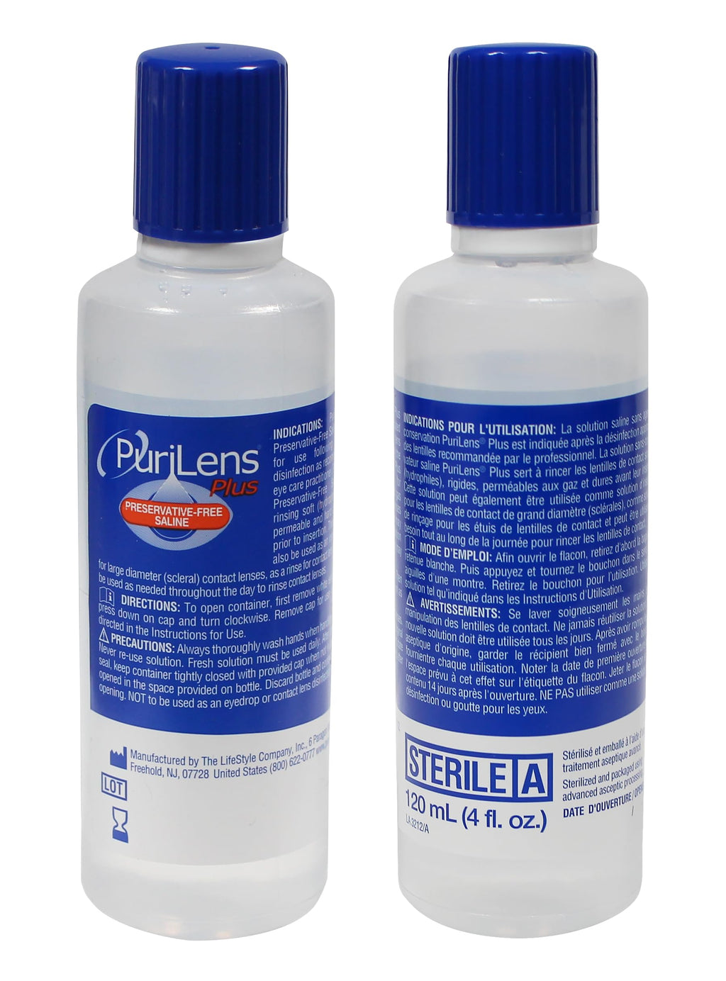 Purilens Plus Preservative-Free Contact Lens Saline Solution

