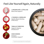 Snap Supplements Nitric Oxide Booster L-Citrulline L-Arginine

