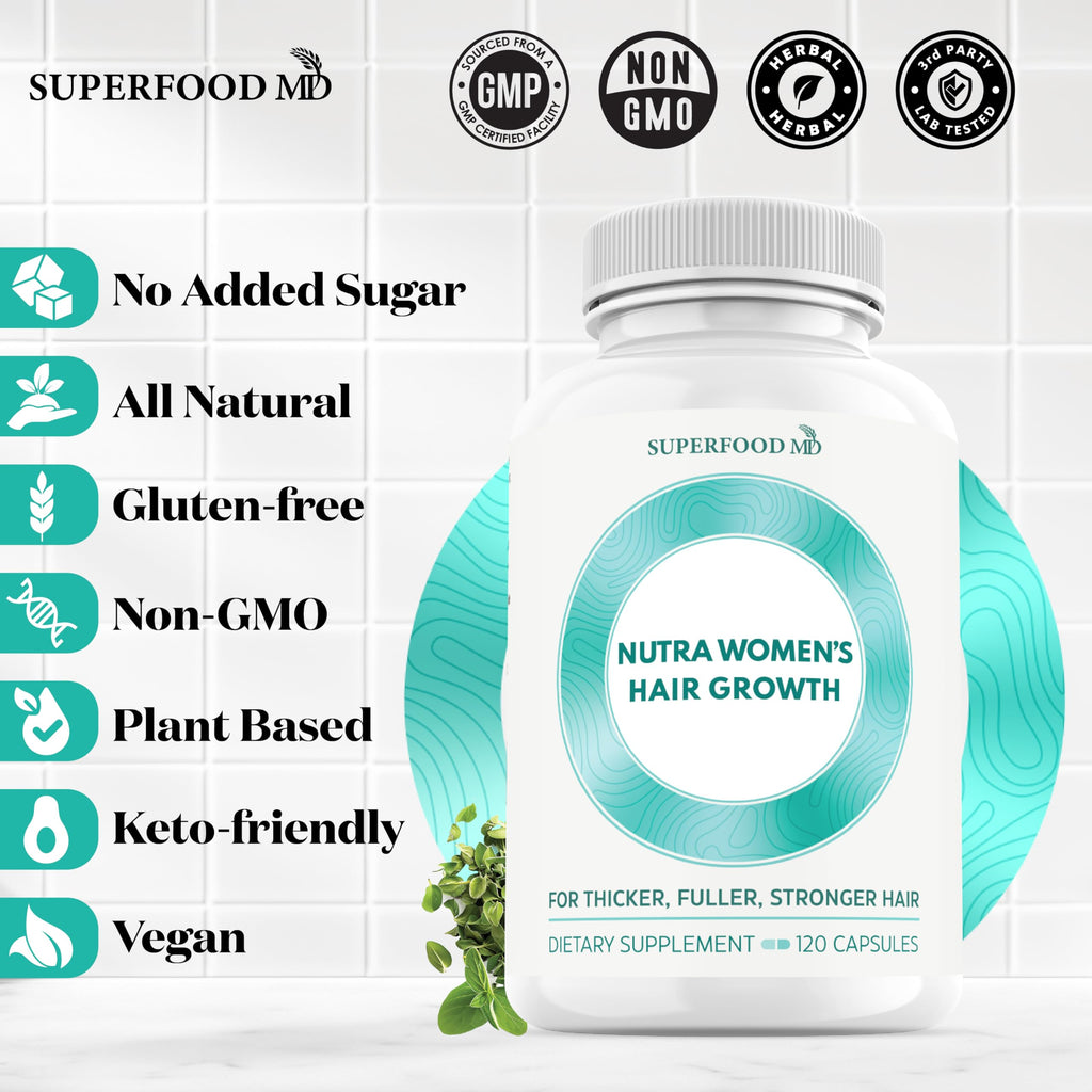 Nutra Women's Hair Growth Supplement for 45+ | Soy-Free

