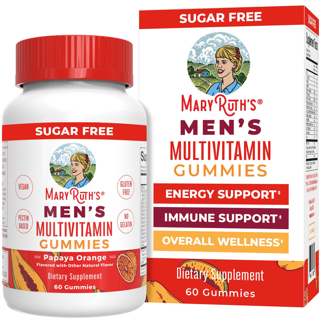 MaryRuth's Organics Men's Multivitamin Gummies - Vegan, USDA Organic