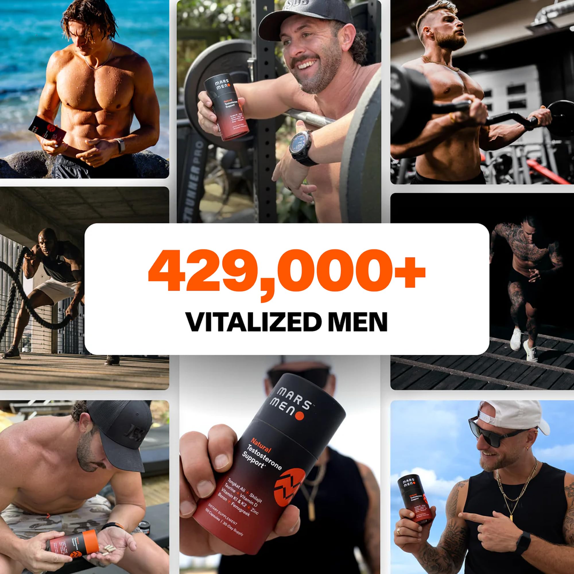 Testosterone Booster for Men with Tongkat Ali & Shilajit


