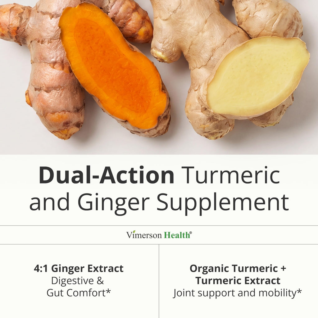 Turmeric and Ginger Joint Support Supplement - Non-GMO

