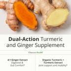 Turmeric and Ginger Joint Support Supplement - Non-GMO

