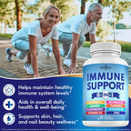 New Age 8 in 1 Immune Support Capsules | Echinacea & D

