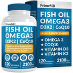 Omega-3 Fish Oil with D3 K2 CoQ10 Lemon Flavor

