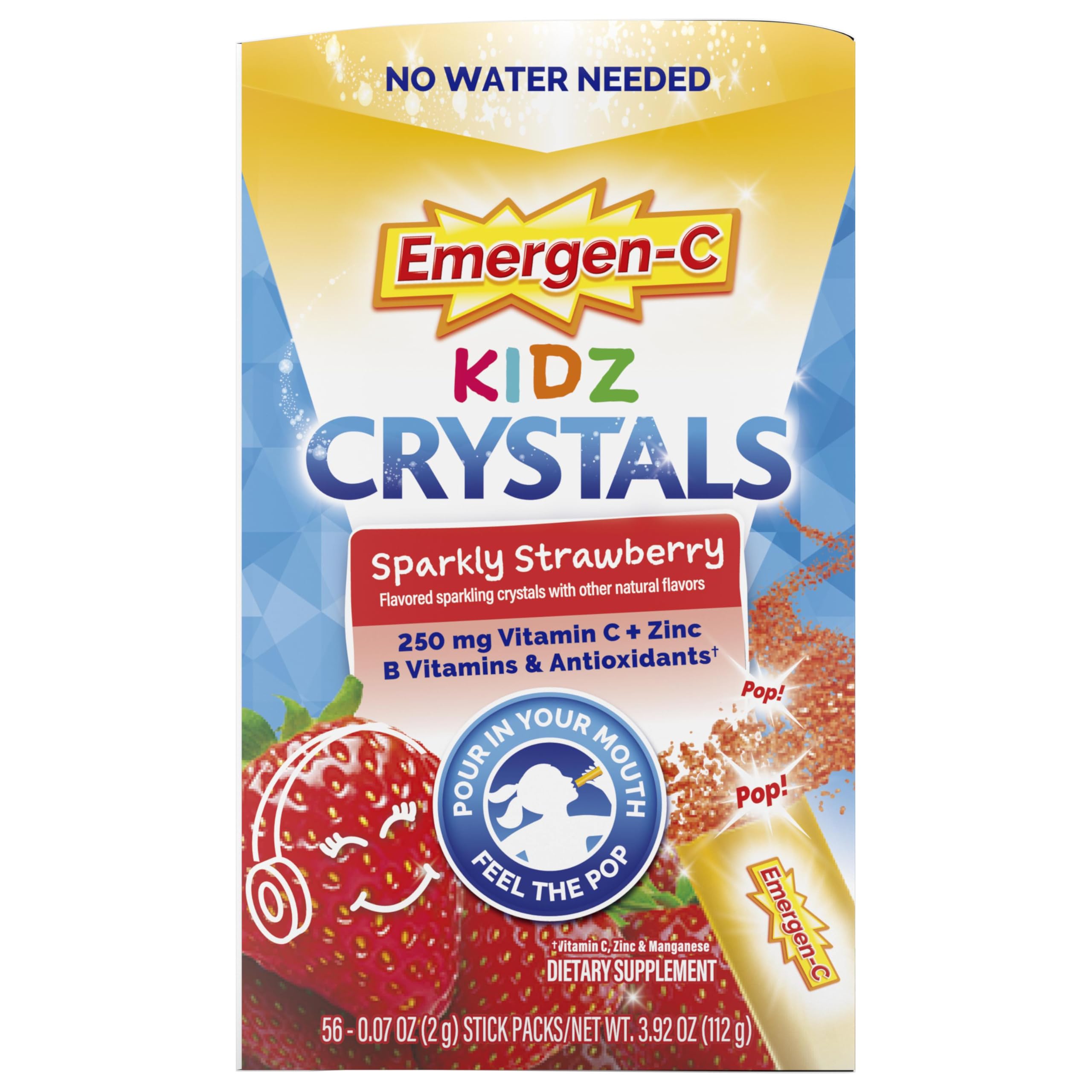 Emergen-C Immune Support Vitamin C with B Vitamins Zinc

