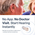 Audien Atom One OTC Hearing Aids Wireless Rechargeable

