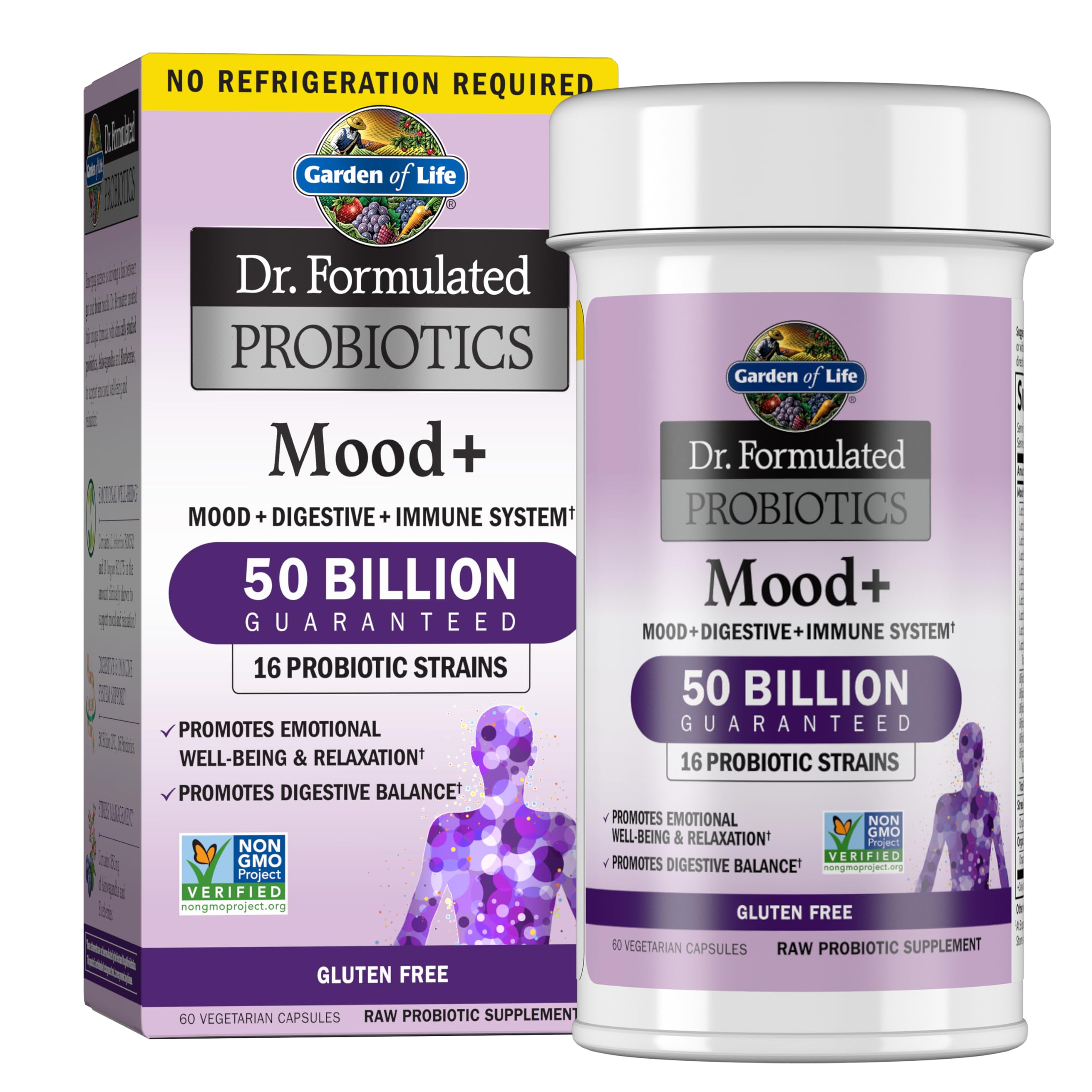 Garden of Life Mood+ Probiotic with Ashwagandha

