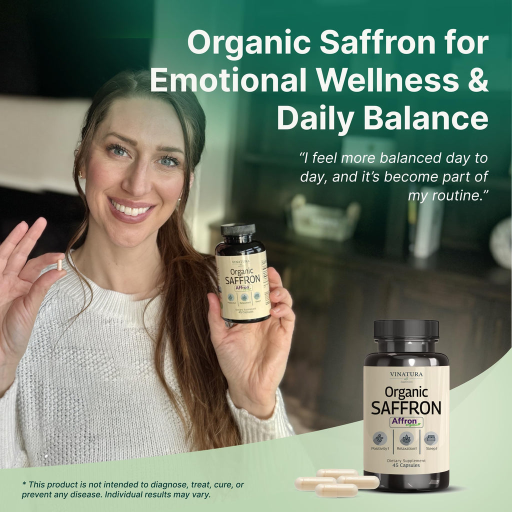 VINATURA Saffron Supplement - Vegan Saffron Extract

