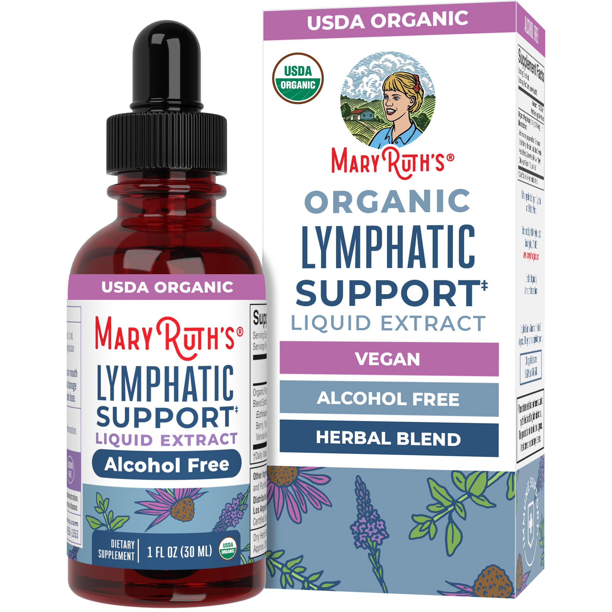 MaryRuth's Lymphatic Drops - Organic Herbal Blend

