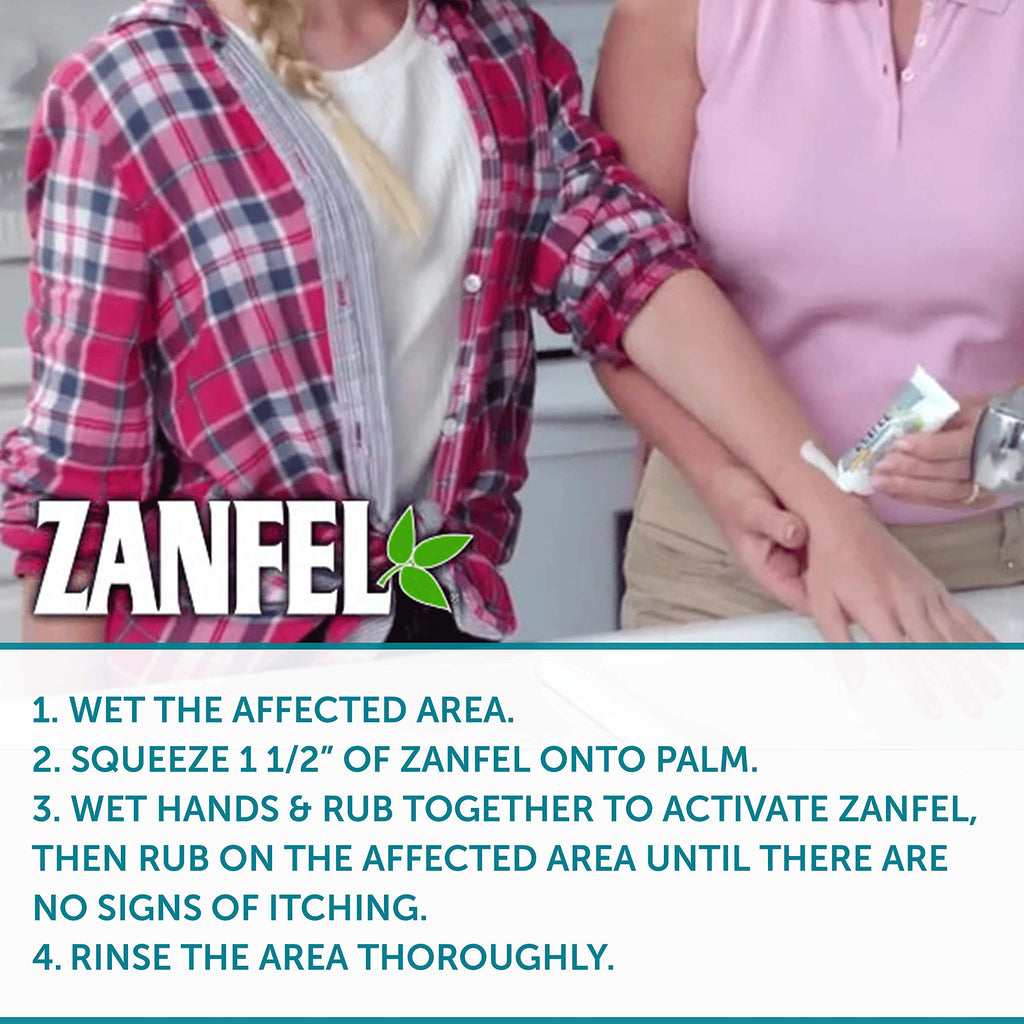ZANFEL Poison Ivy Wash Topical Solution | Fast Relief

