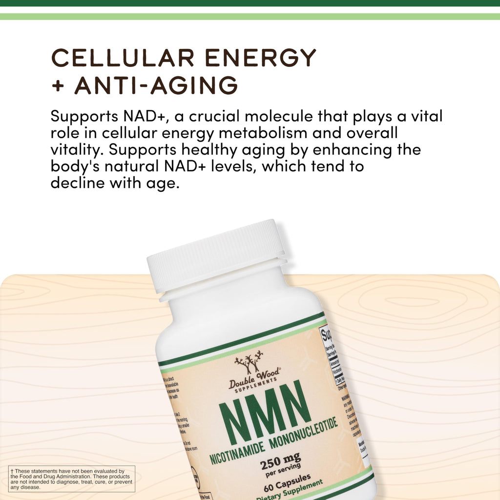 Double Wood NMN Supplement for NAD+ Support

