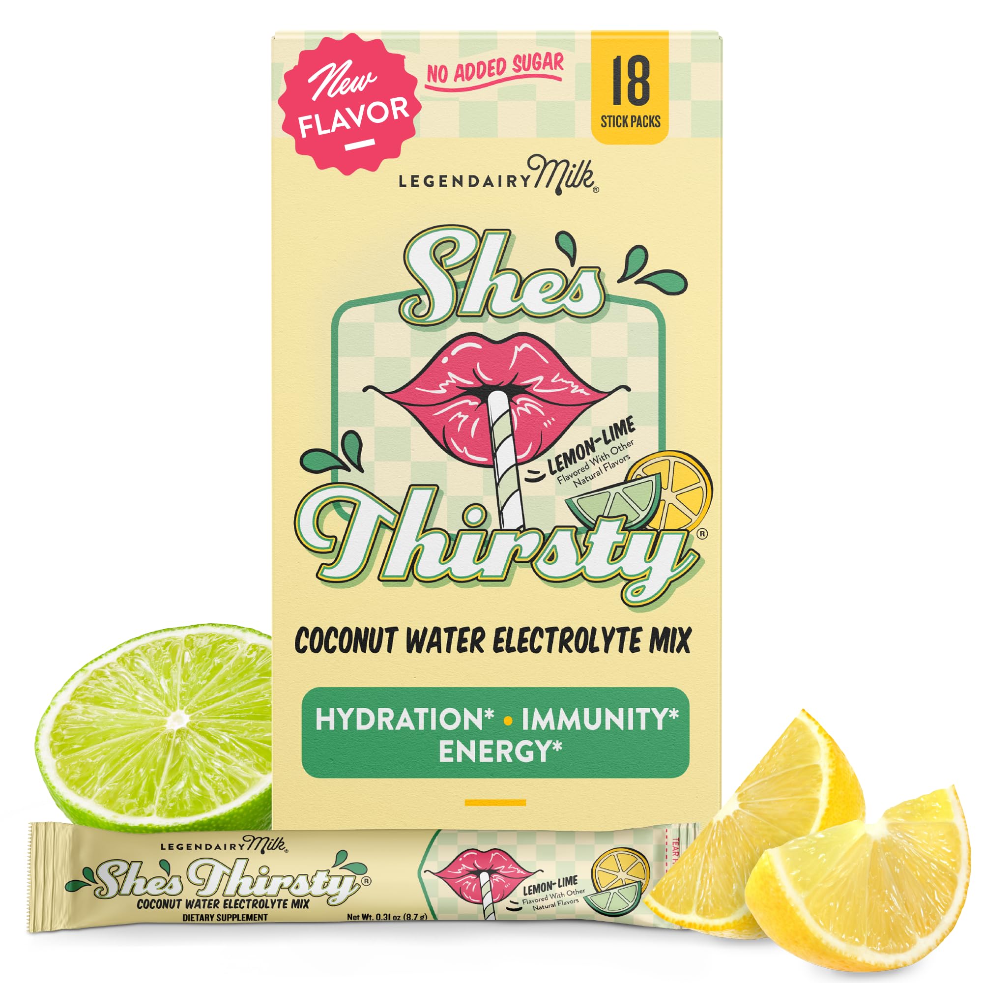 Legendairy Milk She's Thirsty Electrolyte Sticks