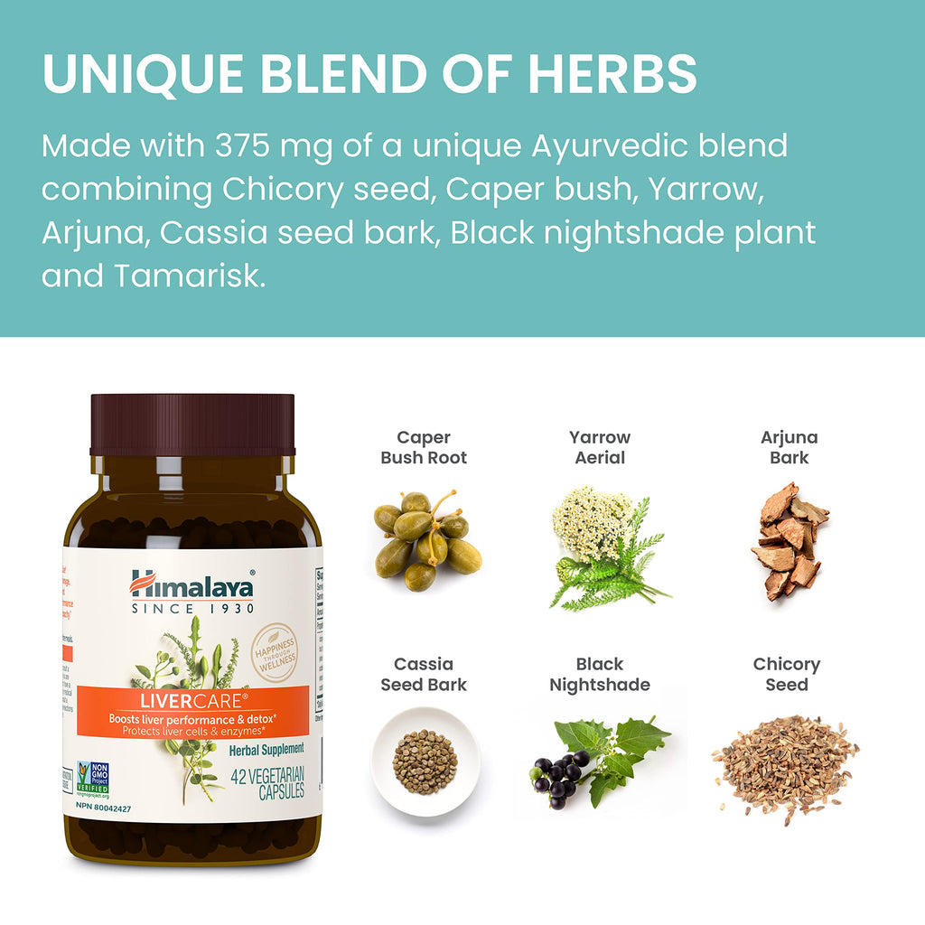 Himalaya LiverCare Herbal Liver Support | Detox & Wellness

