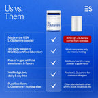 Essential Stacks L-Glutamine Powder Made in USA

