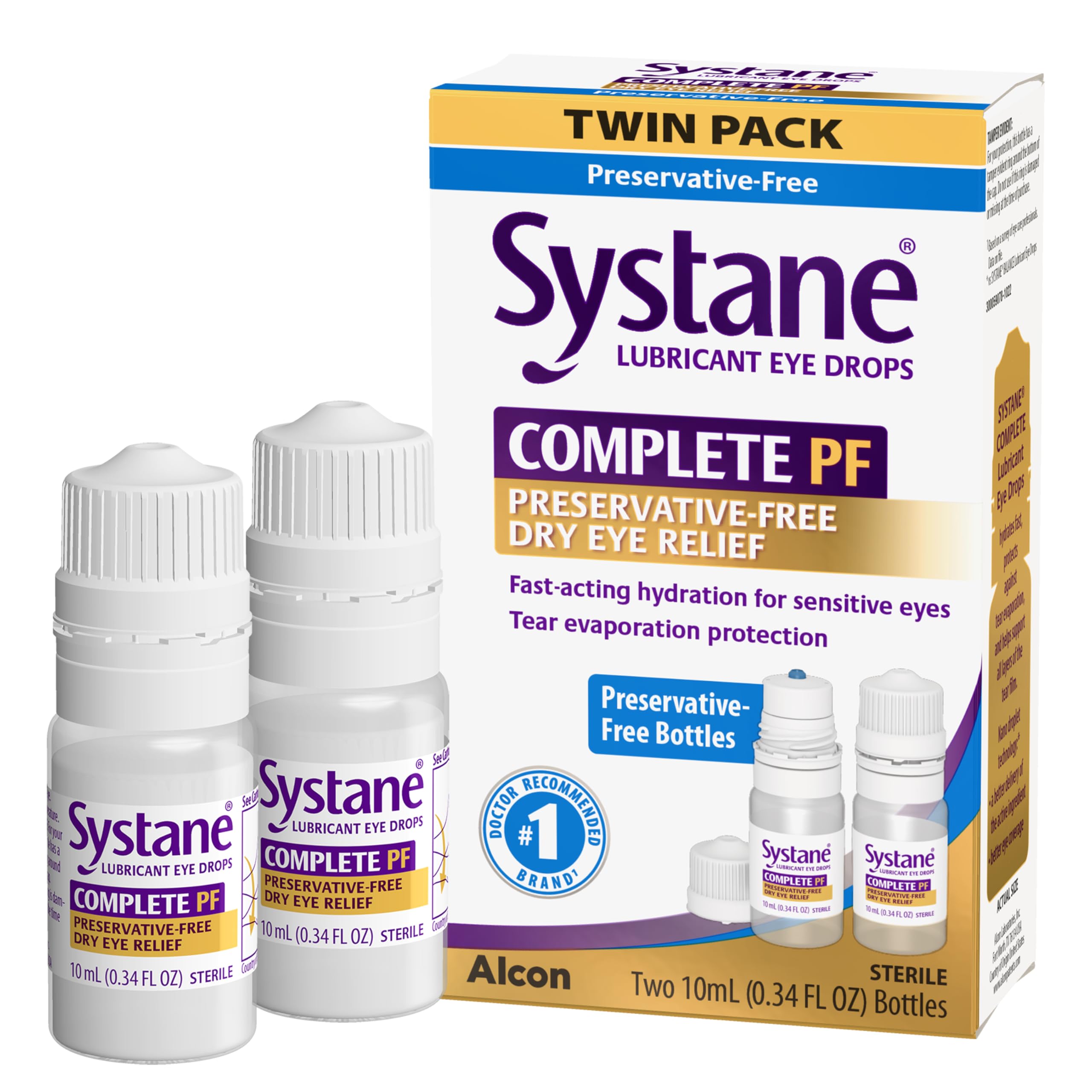 Systane COMPLETE Preservative-Free Eye Drops|Dry Eye Relief

