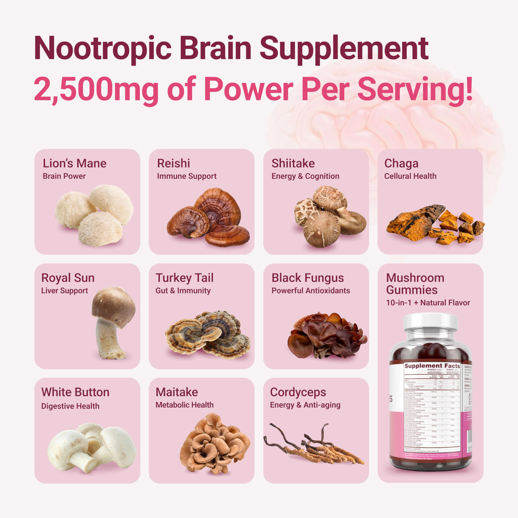 Mushroom Gummies for Immune Support | All Ages

