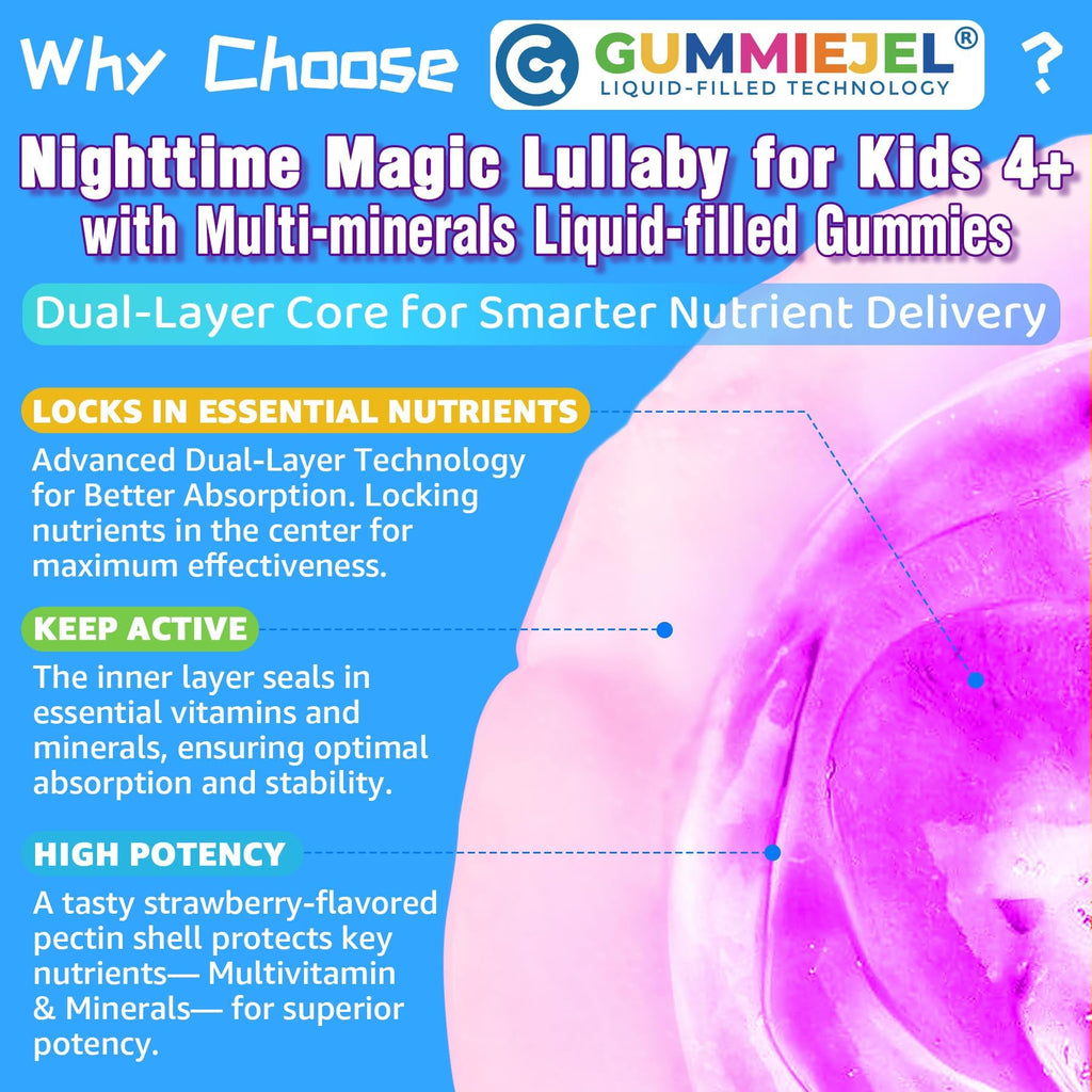 Kids Nighttime Multivitamin Mineral Gummies

