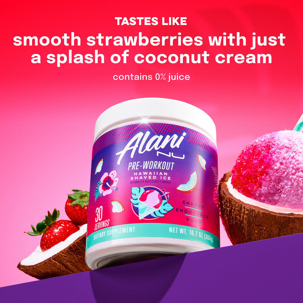 Alani Nu Pre-Workout Powder Sugar Free 200mg Caffeine

