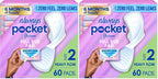Always Feminine Pads Pocket FlexFoam with Wings