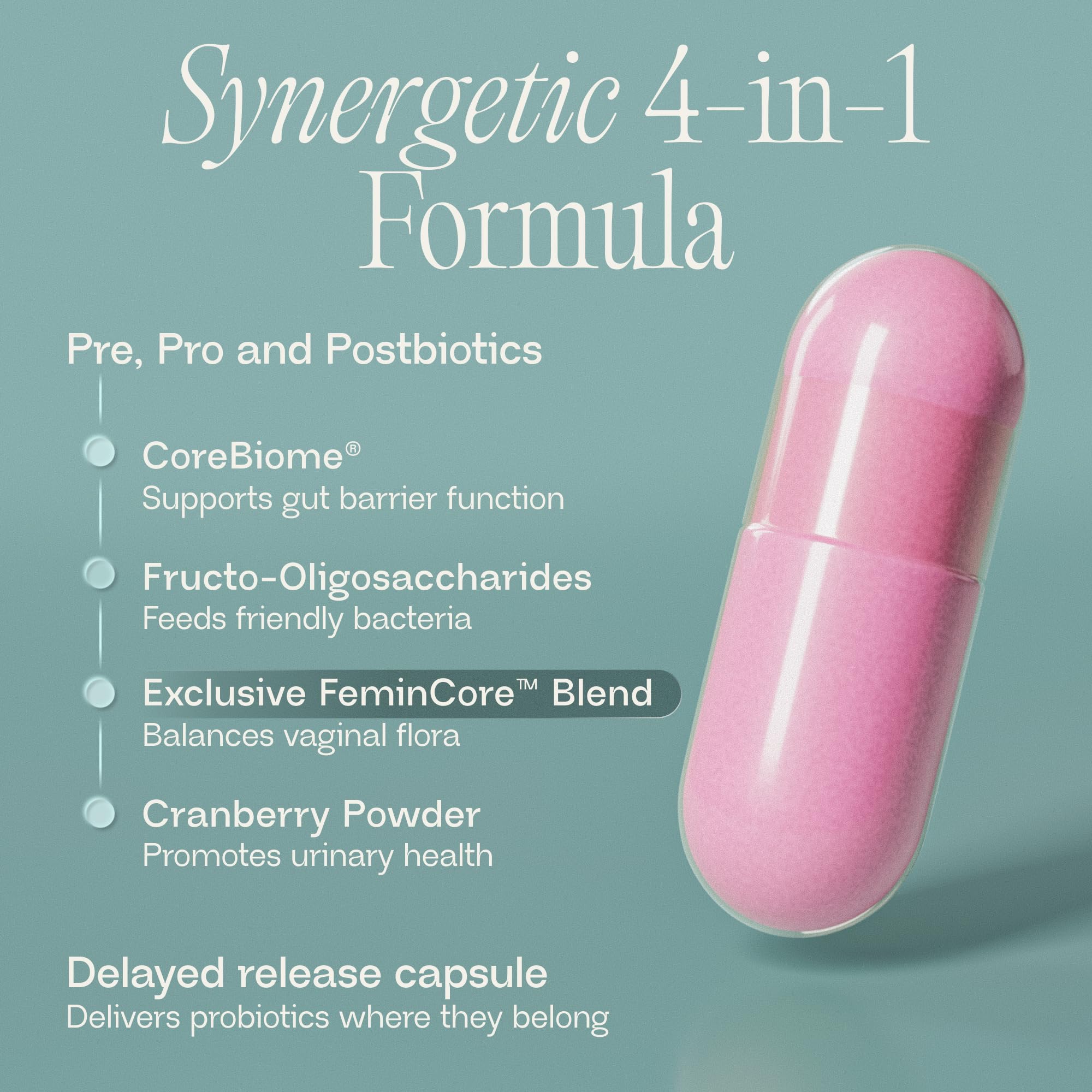 Bioma Feminine Health Synbiotic - Probiotic for Vaginal pH

