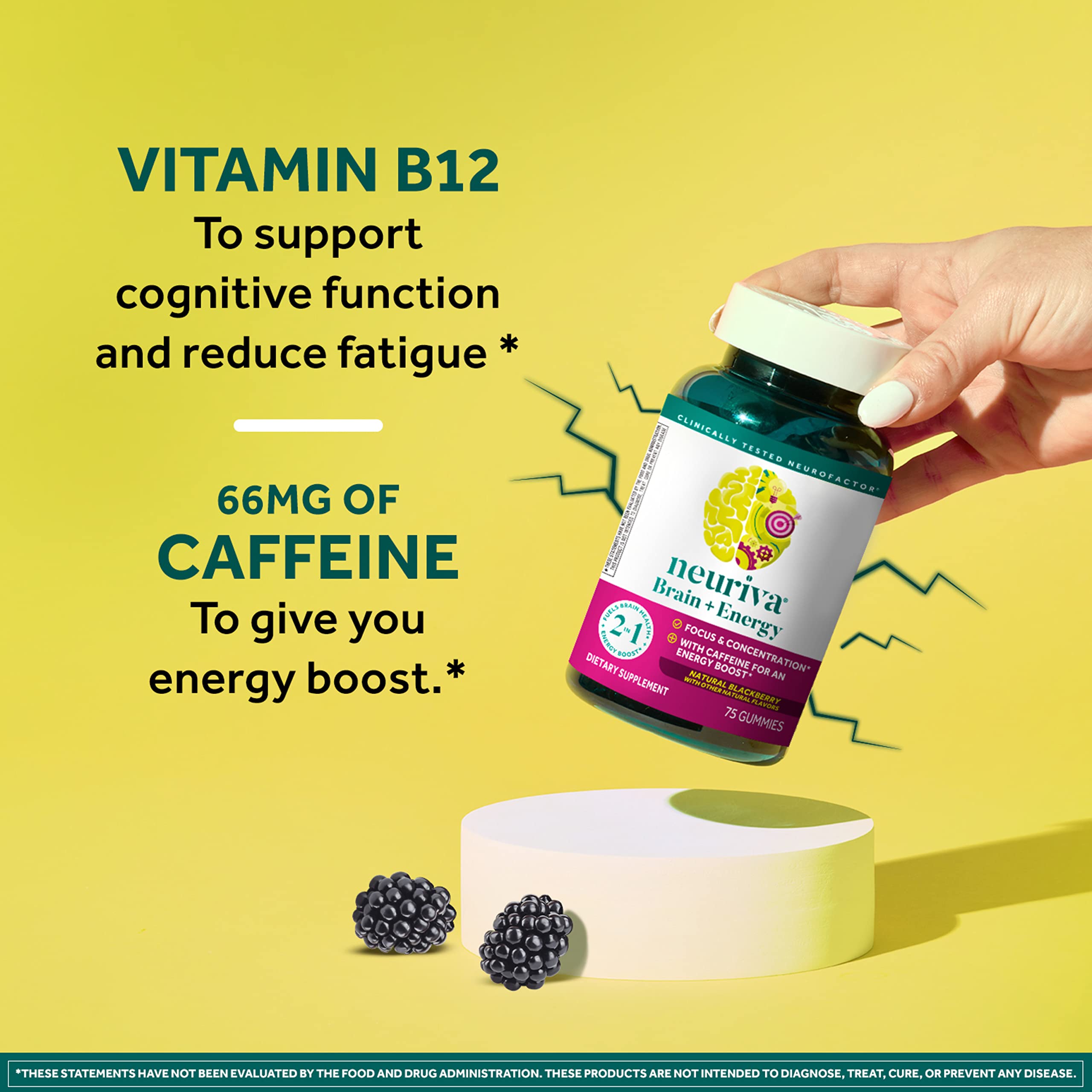 Neuriva Brain + Energy Gummies for Focus | Neurofactor

