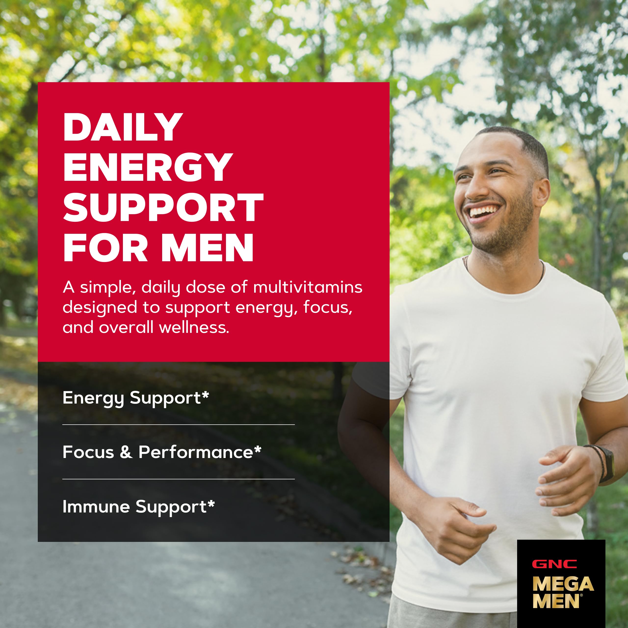 GNC Mega Men Energy & Metabolism Multivitamin


