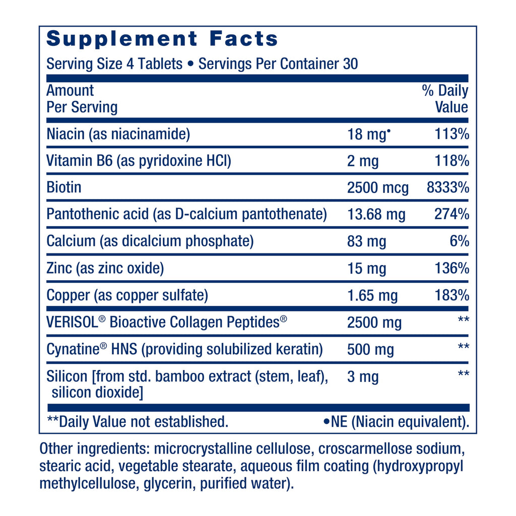 Life Extension Hair, Skin & Nails Collagen Plus Formula

