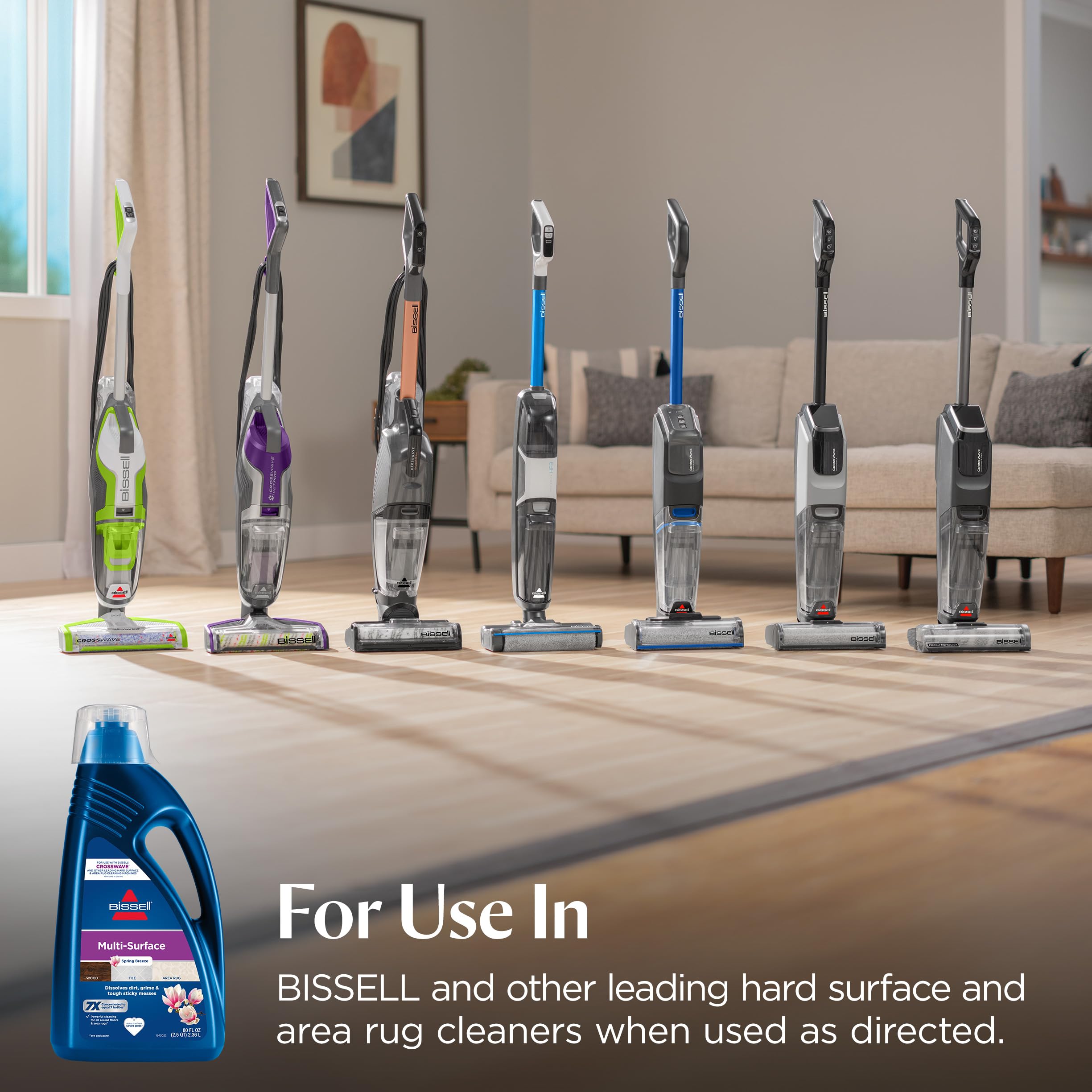 BISSELL Multi-Surface Cleaning Solution for CrossWave & Rugs

