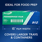 Reynolds Foodservice Clear Plastic Wrap Film with Cutter

