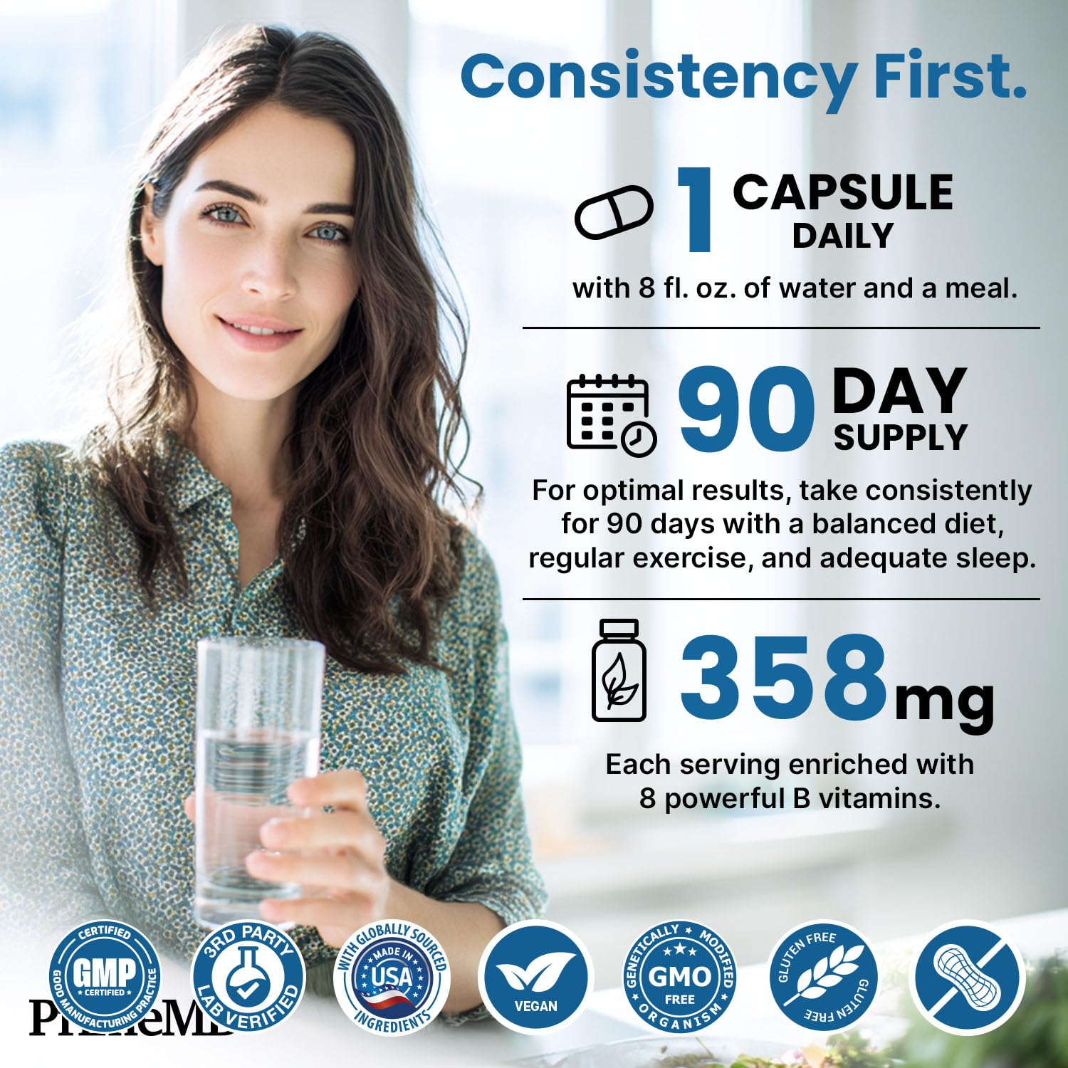 Methylated B Complex with Methylfolate and B12 for Energy

