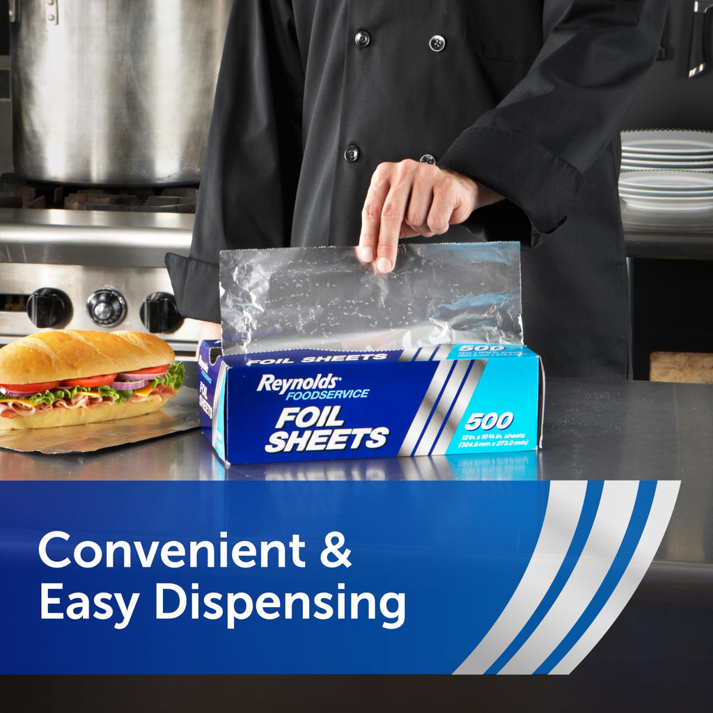 Reynolds Foodservice Pre-Cut Aluminum Foil Sheets

