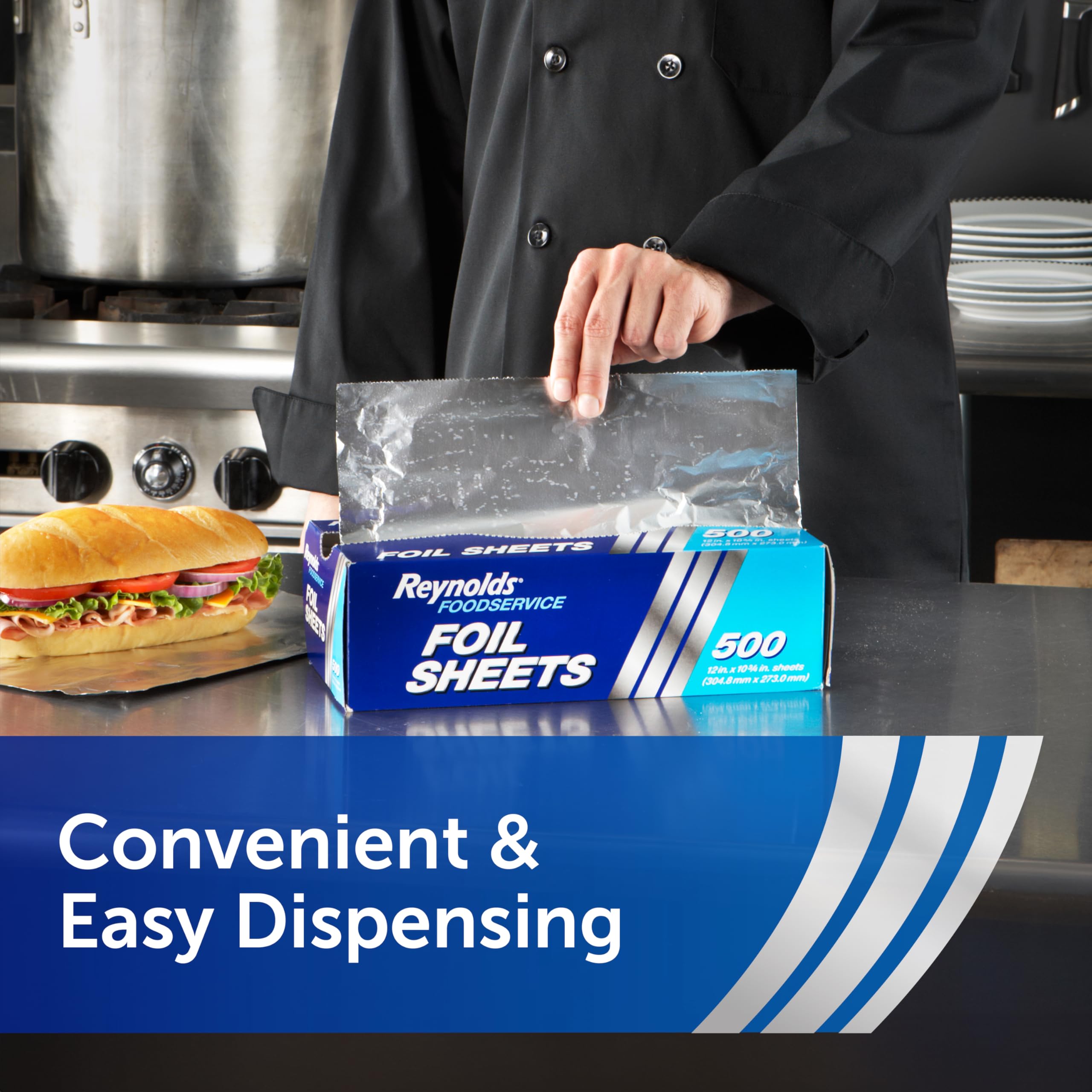Reynolds Foodservice Pre-Cut Aluminum Foil Sheets

