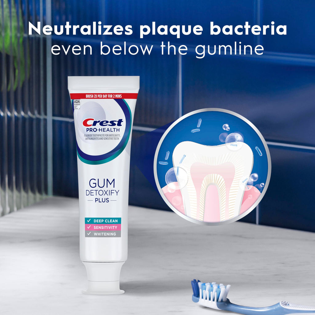 Toothpaste Crest Pro-Health Gum Detoxify Plus | Gum Health

