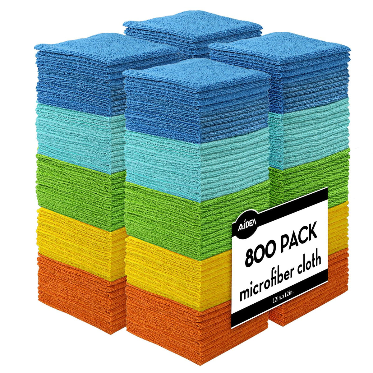 AIDEA Microfiber Cleaning Cloths – Soft, Absorbent Towels