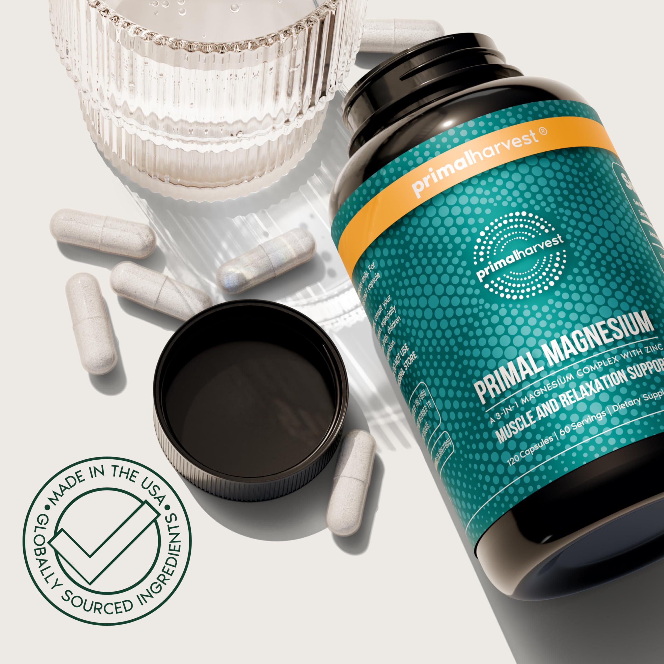 Magnesium Complex by Primal Harvest with Zinc

