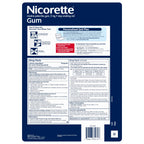 Nicorette Nicotine Gum 2 mg Stop Smoking Aid


