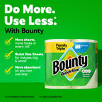 Bounty White Paper Towels | Highly Absorbent Diamond Texture

