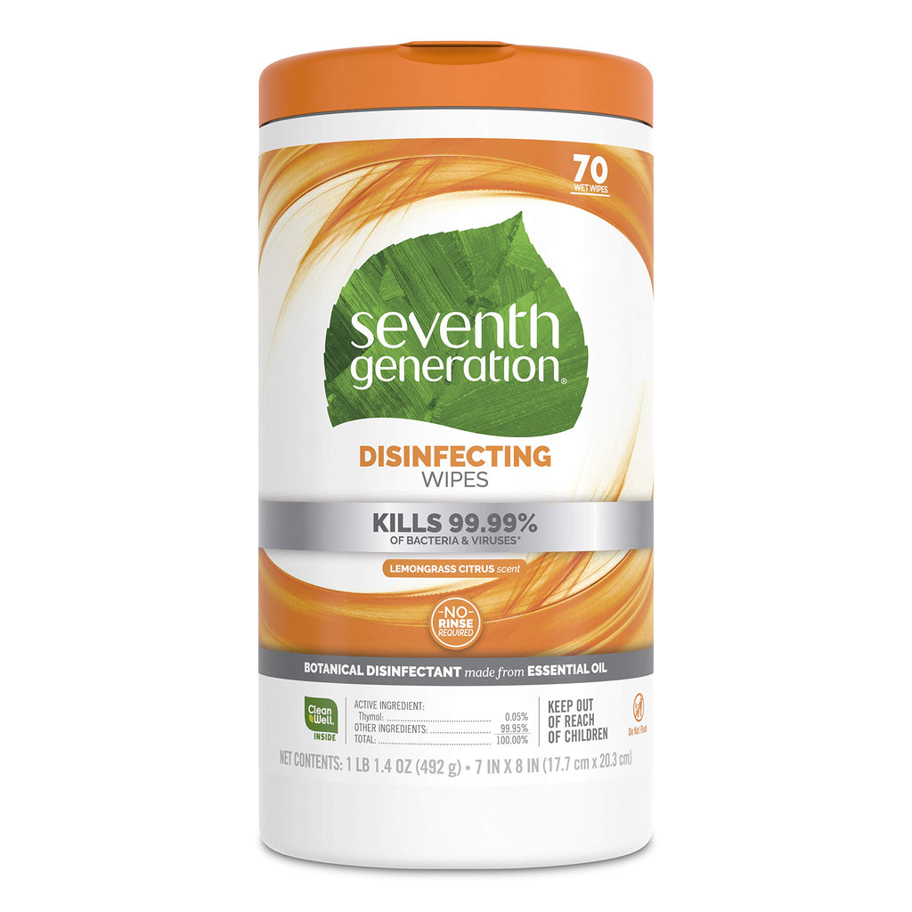 Seventh Generation Disinfecting Wipes - Plant Based

