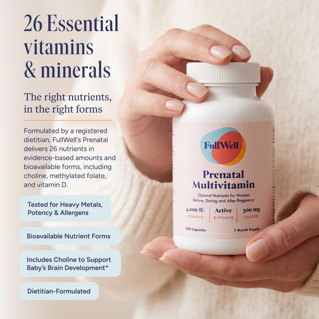 FullWell Prenatal Multivitamin for Healthy Pregnancy

