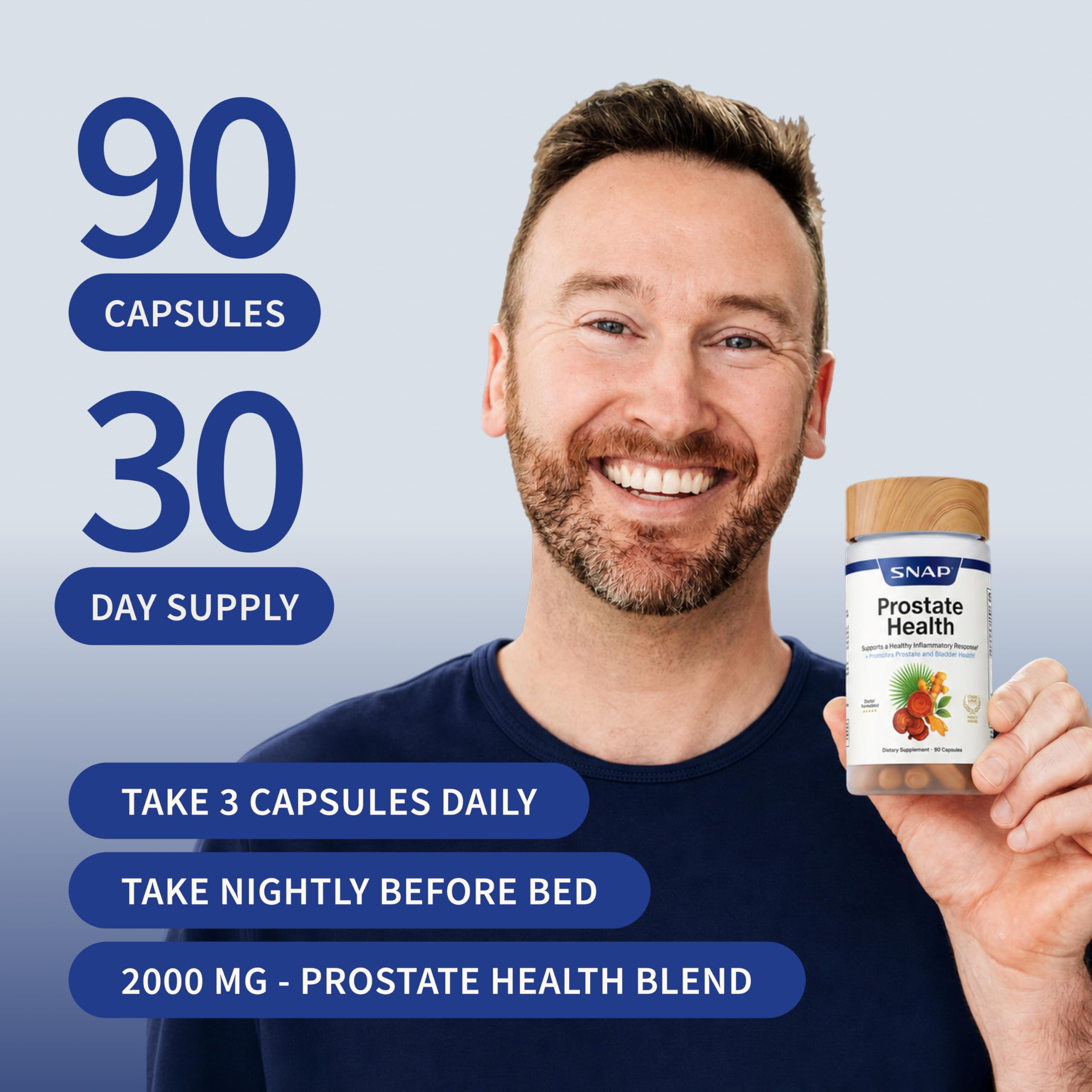 Snap Supplements Prostate Health - Urinary & DHT Support

