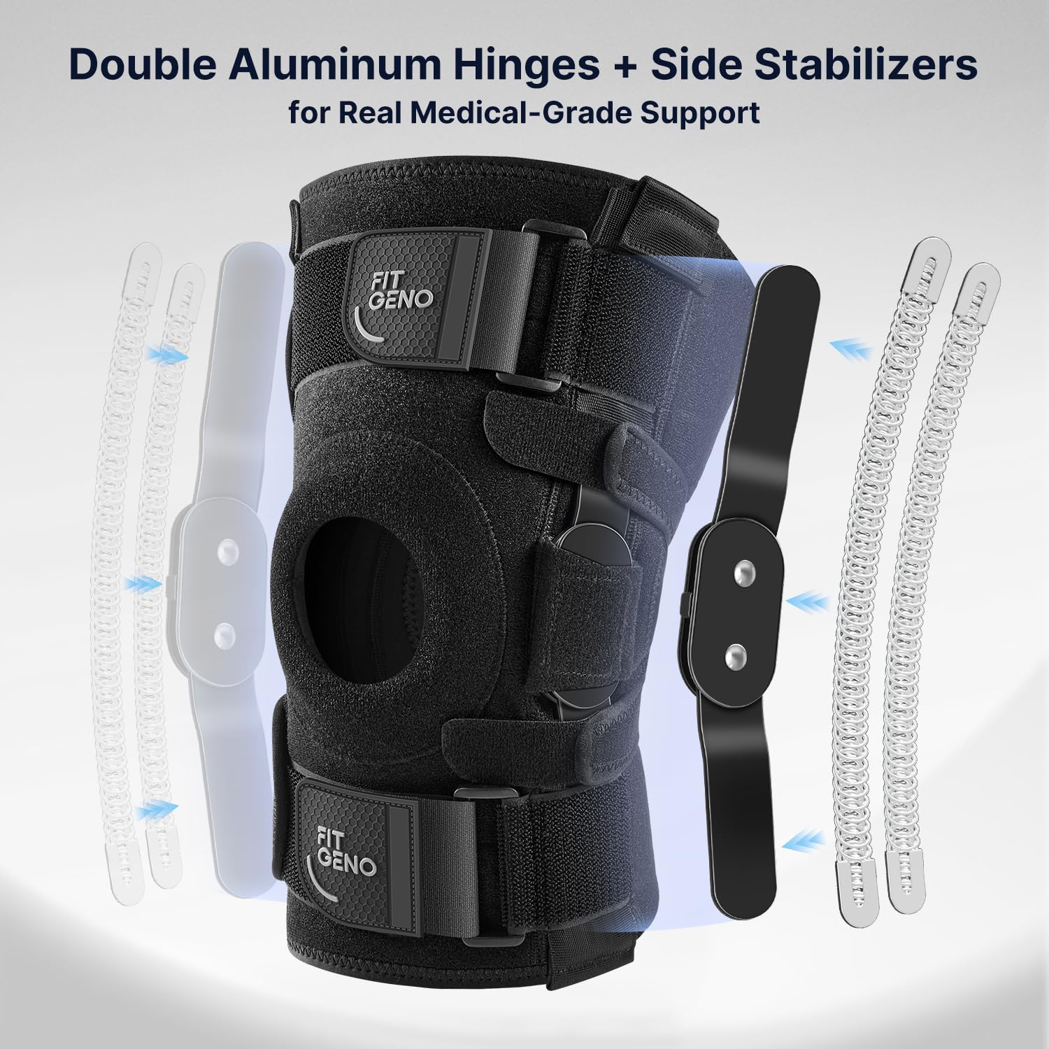 Fit Geno ReActive+ Hinged Knee Brace for Meniscus Tear

