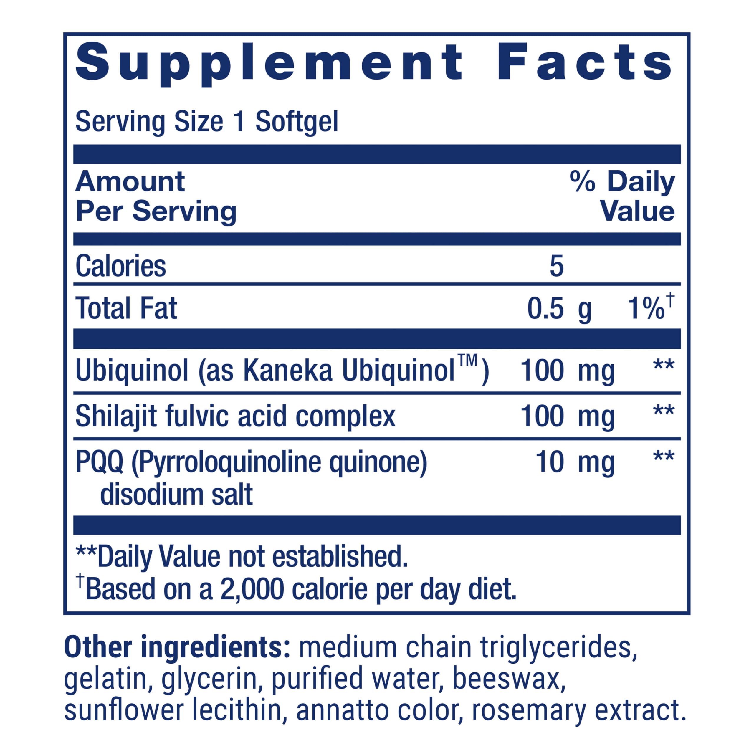 Life Extension Super Ubiquinol CoQ10 with PQQ – Heart Health

