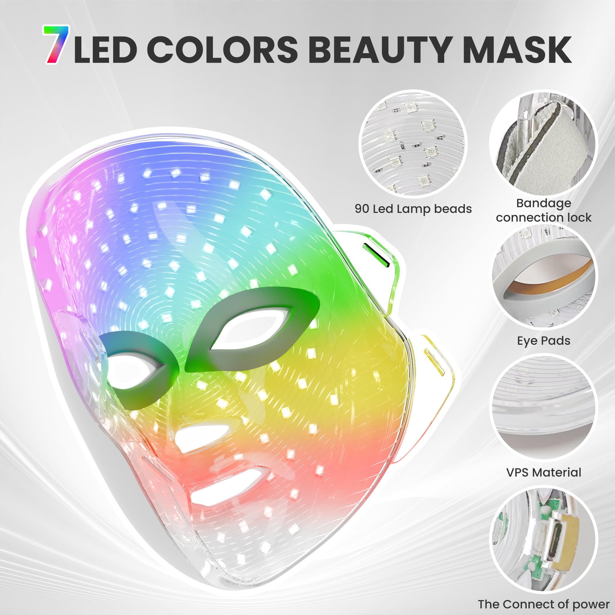 LED Facial Mask for Skin Care | Light Therapy

