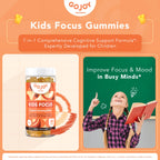 GOJOY NATURALS Kids Focus Gummies - Focus & Calm Support

