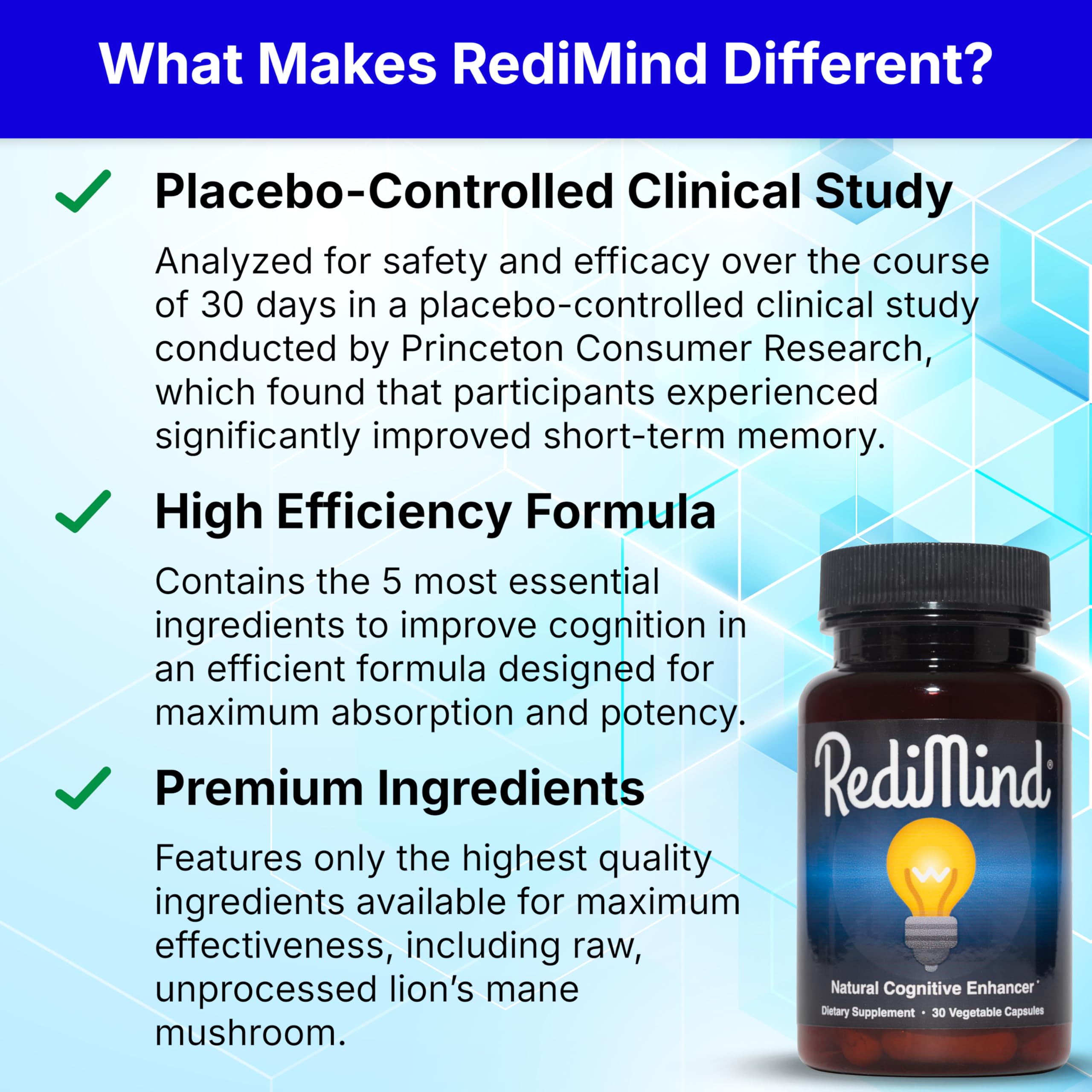 RediMind Cognitive Enhancement Capsule – Brain Health

