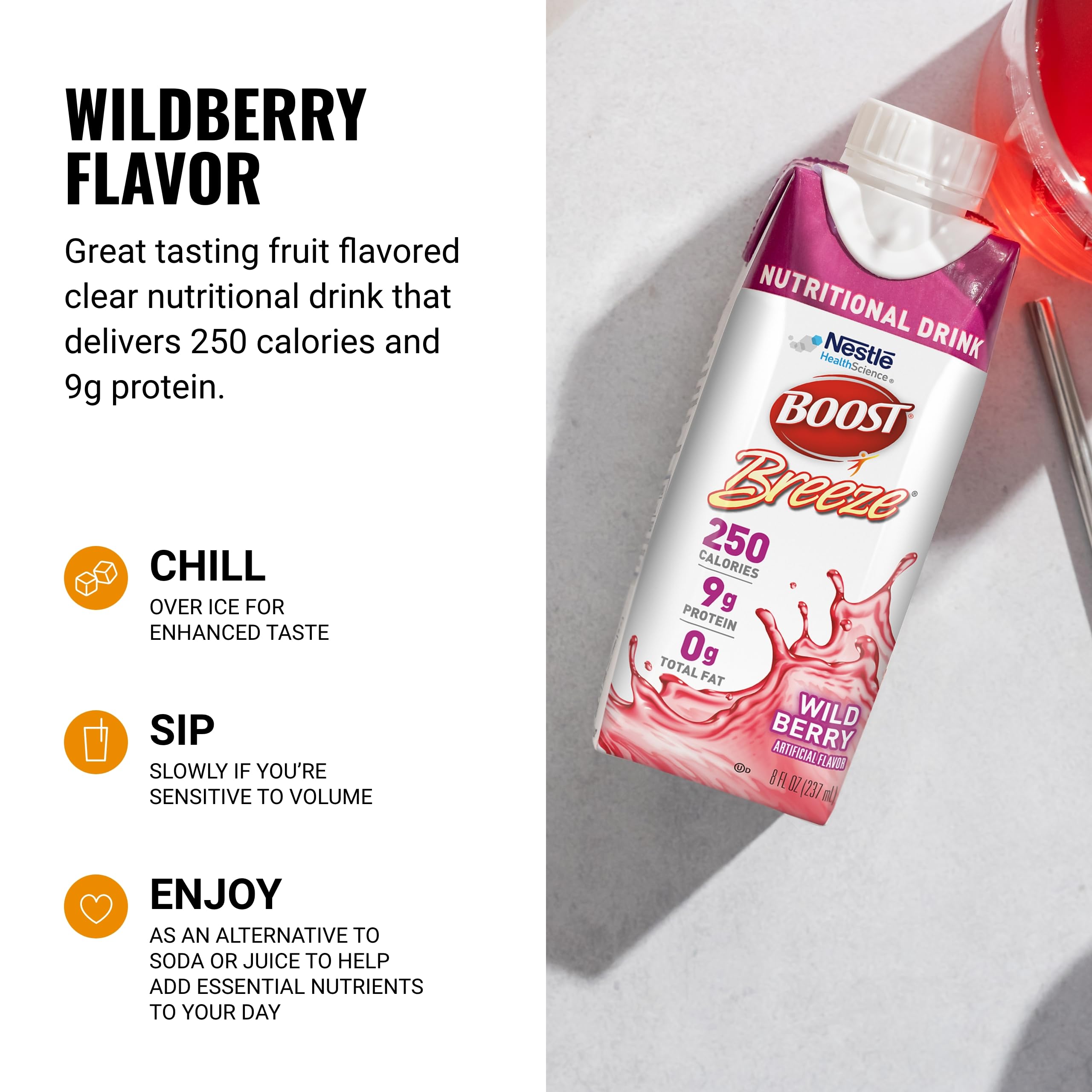 BOOST Breeze Clear Nutritional Drink - On-the-Go Nutrition

