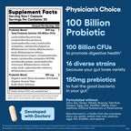 Physician's Choice Probiotic Supplement for Digestive Health

