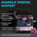 Neviss Zinc Magnesium Aspartate Gummies with Turmeric

