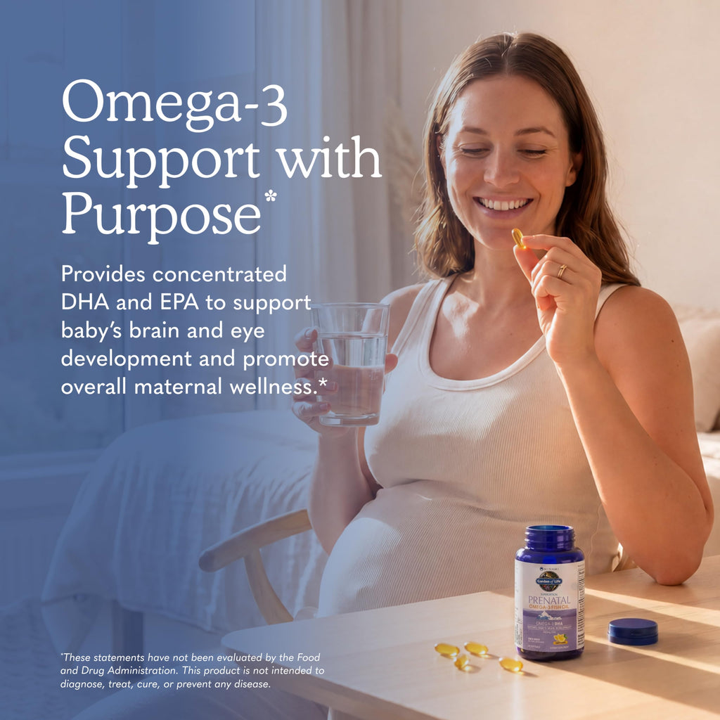 Garden of Life Minami Prenatal Omega-3 DHA Fish Oil – Lemon

